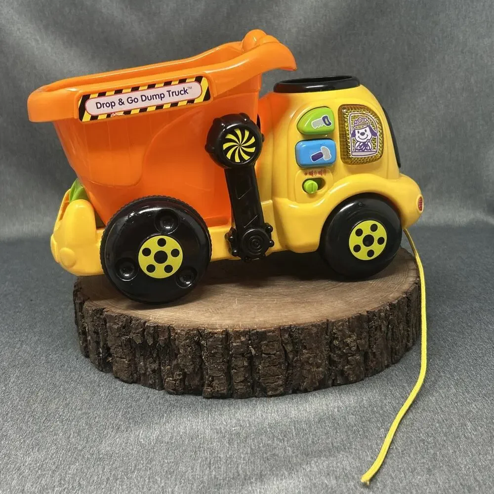 Vtech Drop & Go Dump TRUCK ONLY Interactive Learning Toddler Toy Lights Music